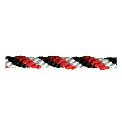 81573 Cord Lacing 4mm Red Black White