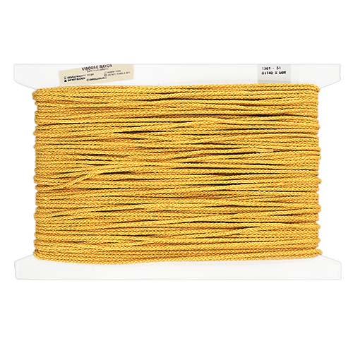 81742 Cord Lacing 4mm Harvest Gold