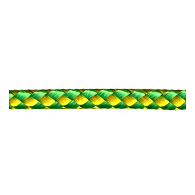 81986 Cord Knitted 3mm Green Gold