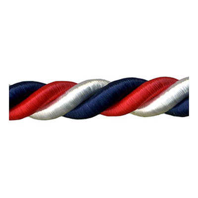 81996 Cord 8mm Red White Navy