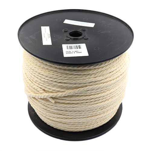 82003 Sullivans 6mm Piping Knit Cord - Size #3  - Natural 300mts