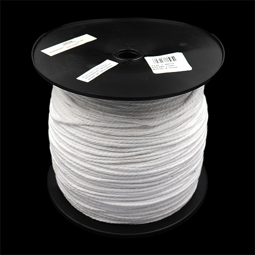 82030 Sullivans 4mm Piping Knit Cord - Size #1  - White 500mts