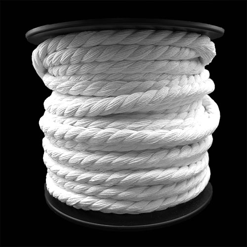 82039 Sullivans 15.5mm Piping Knit Cord - Size #10  - White 40mts