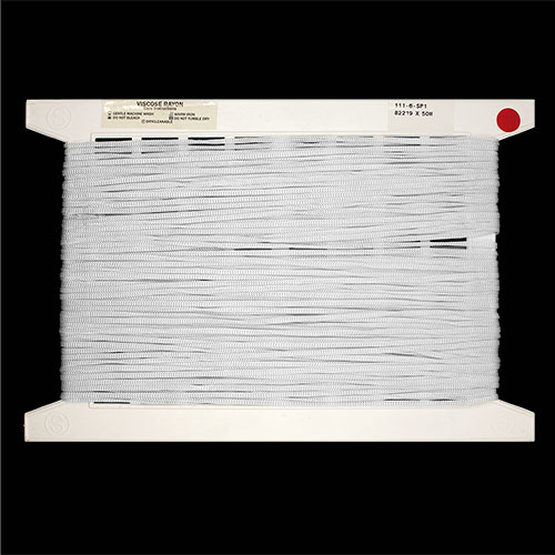 82219 Sullivans 4mm Rayon Knit Cord - White  50mts