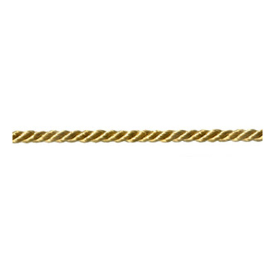 82277 Top Cord 3mm Old Gold