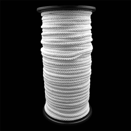 82494 Sullivans 7mm Piping Knit Cord - Size #4  - White  100mts