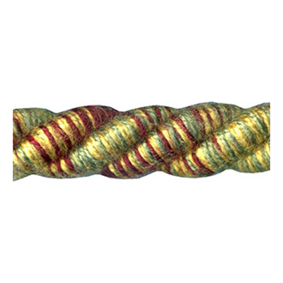 82686 Cord 10mm Gold Maroon Green