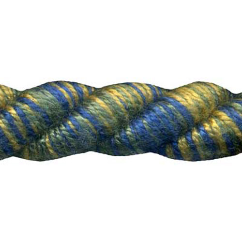 82694 Cord 10mm Dark Blue Green Gold