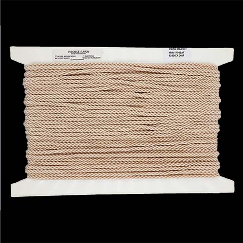 82895 Cord 4mm Wheat