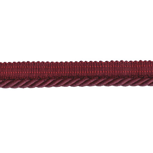 83328 Cord Flanged 5mm Burgundy