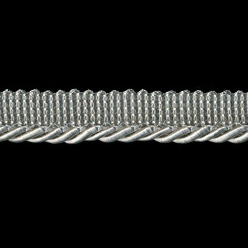 83342 Cord Flanged 5mm Silver Grey