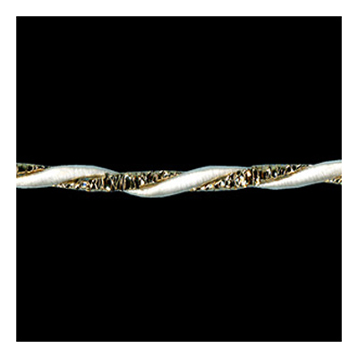 83559 Cord Lurex 2 Ply Cream