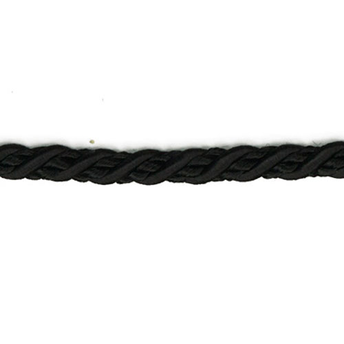 83629 Cord Twisted 8mm Black