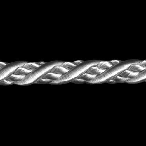 83650 Cord Twisted 8mm Silver Grey