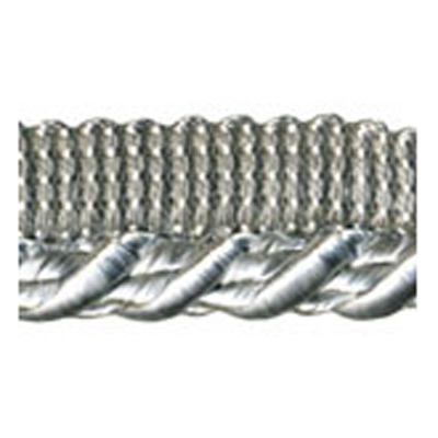 83784 Cord Flanged 8mm Silver Grey