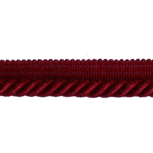 83872 Cord Flanged 6mm Burgundy