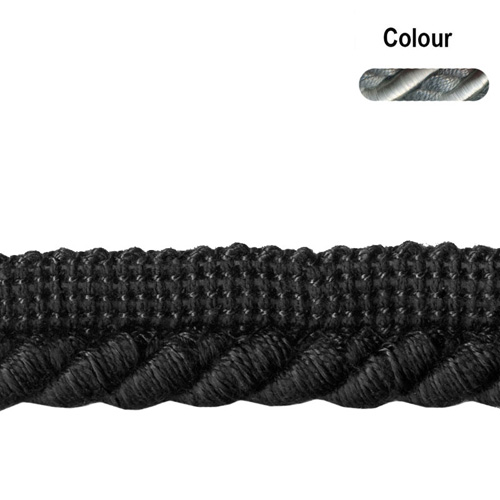 83986 Cord Flanged 8mm Sky Grey