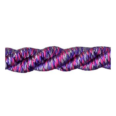 83989 Cord Twisted 4mm Hot Pink Multi
