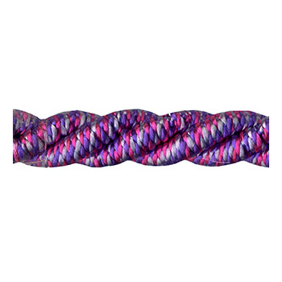 83993 Cord Twisted 7mm Hot Pink Multi