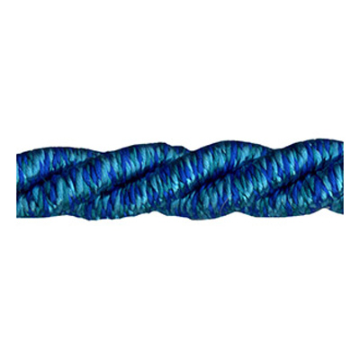 83995 Cord Twisted 7mm Blue Multi