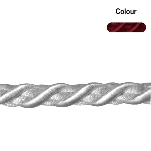 84049 Cord Twisted 8mm Cherry