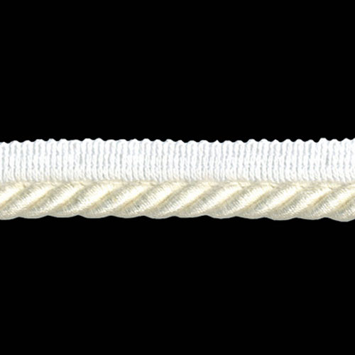 84445 Cord Flanged 8mm Cream