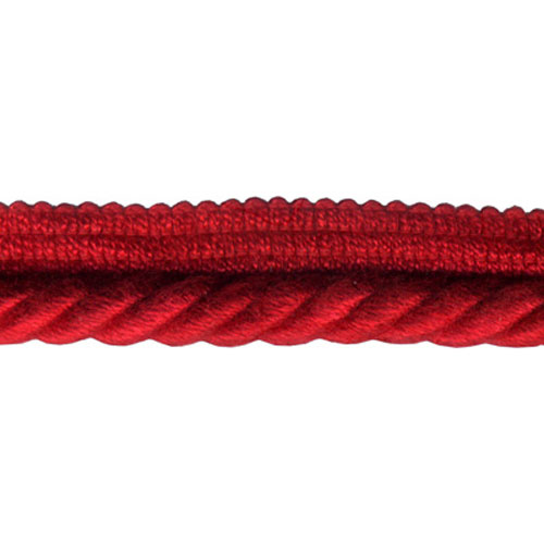 84458 Cord Flanged 8mm Bright Red
