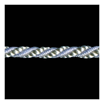 84962 Cord Twisted 8mm Blue Cream