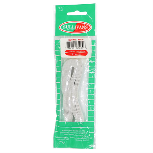 85039 10mm Elastic 2m White