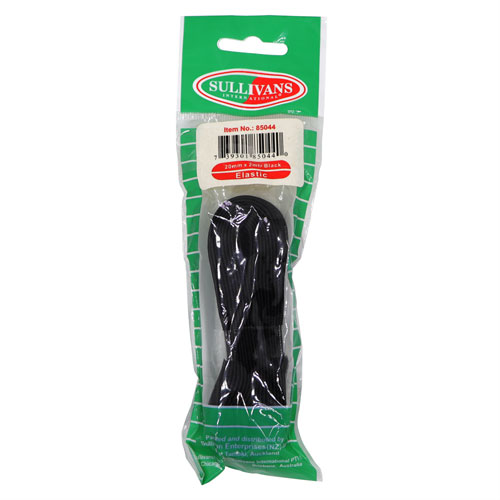 85044 20mm Elastic 2m Black