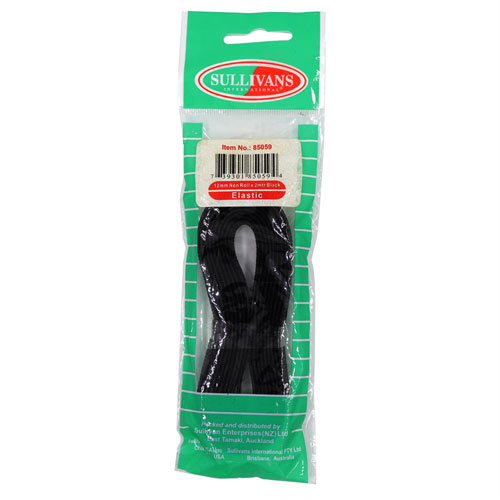 85059 25mm Woven Elastic 1m Black