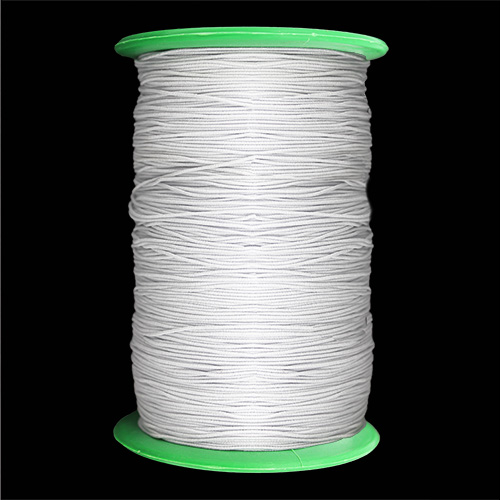 86049 Sullivans 1mm Elastic Cord - White 300mts