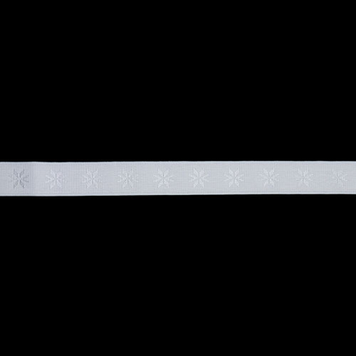 86123 Elastic 18mm White