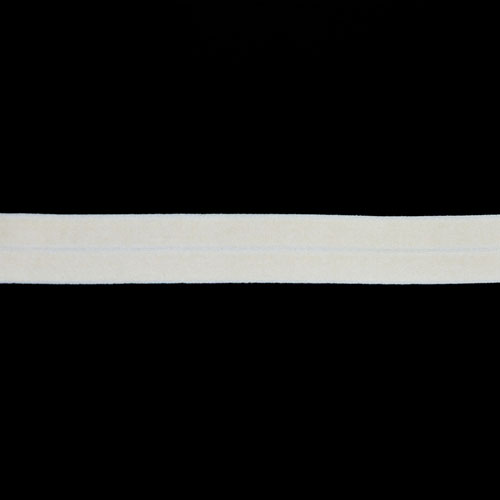 86195 Elastic Foldover 16mm Cream