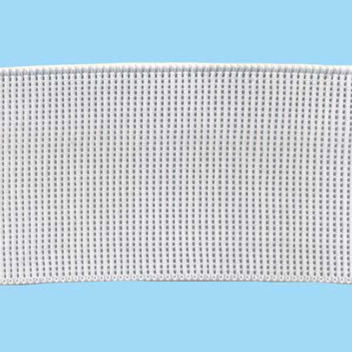 86224 Elastic Ribbed 50mm White
