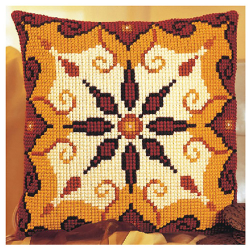 86342 Cross Stitch Cushion Kit 40x40cm Pattern