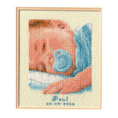 86360 Cross Stitch Kit 16x19cm Baby Boy
