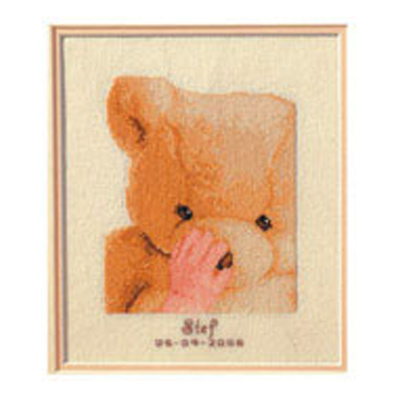 86361 Cross Stitch Kit 16x19cm Teddy Bear