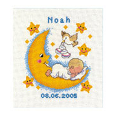 86376 Cross Stitch Kit 20x22cm Moon