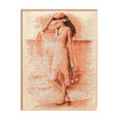 86402 Cross Stitch Kit 27x37cm Girl