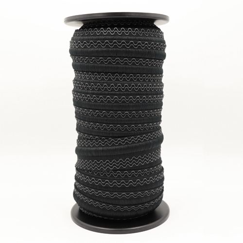 87006 Elastic Drawcord 32mm Black With Black Cord