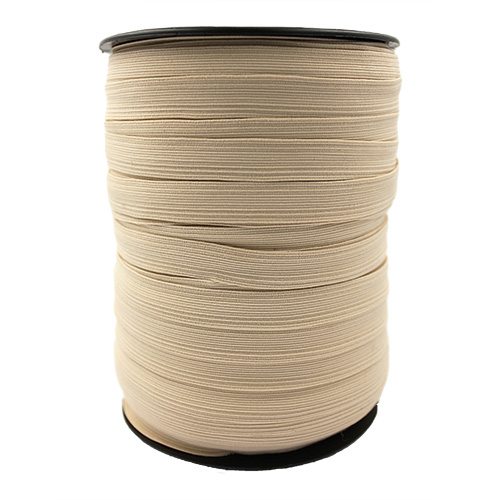 87013 Sullivans 12mm Polyster Elastic - Beige 100mts