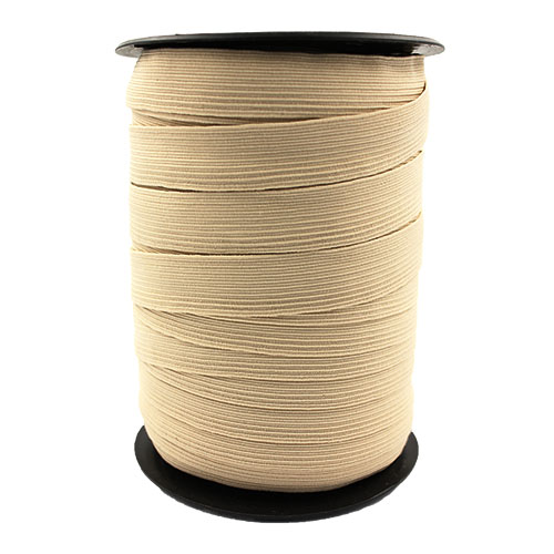 87014 Sullivans 18mm Polyster Elastic - Beige  50mts
