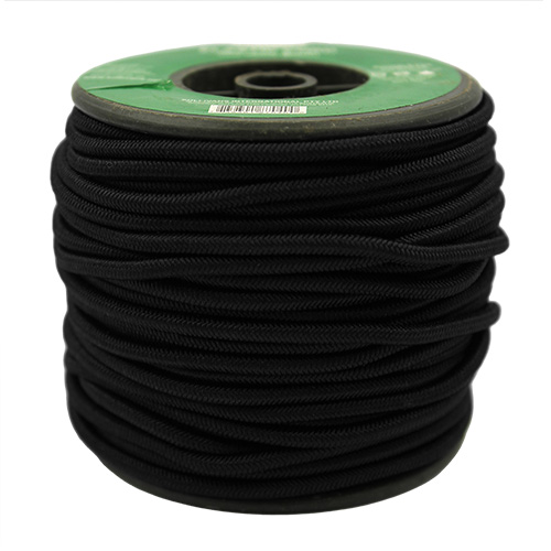 87040 Sullivans 3mm Elastic Cord - Black 20mts