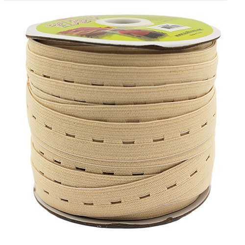 87057 Sullivans Button Hole Elastic - Beige 30mts