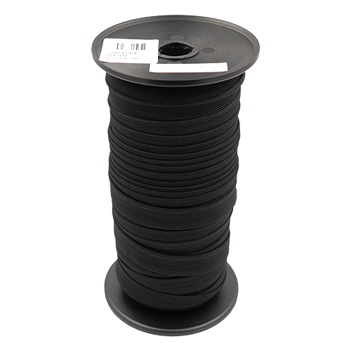 87179 Sullivans 20mm Non Roll Elastic - 50m - Black
