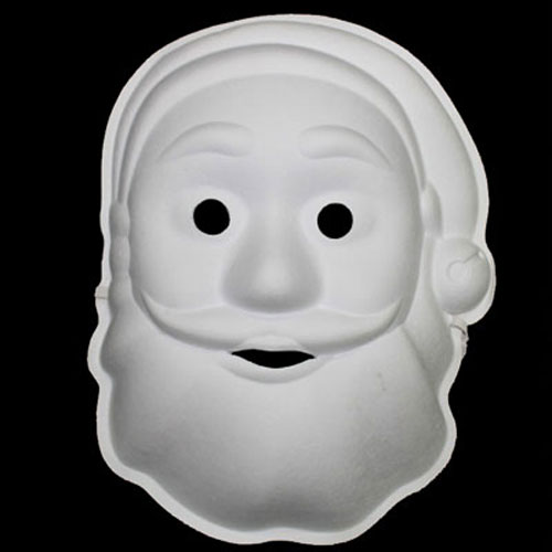 88496 Diy Craft Mask 27.8x20.7cm Santa