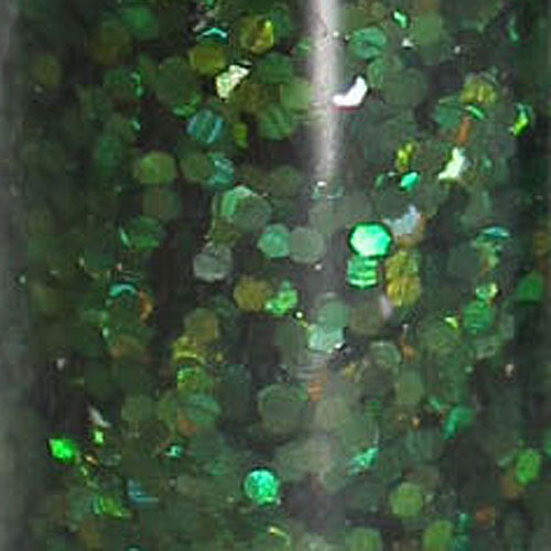 88654 Glitter Large 18 G Holo Emerald