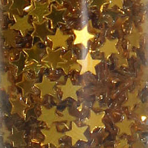 88656 Glitter Shape 15 G Stars Gold