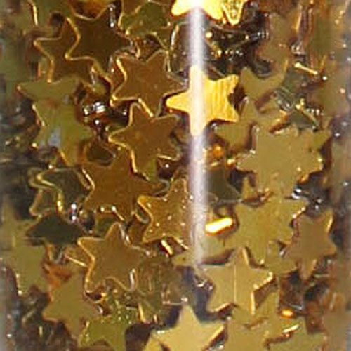 88658 Glitter Shape 15 G Stars Gold